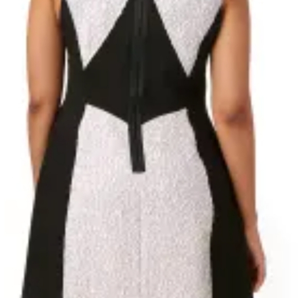 SILVER SIGN DRESS BY YOANA BARASHI SIZE 6 NWT - Picture 3 of 7